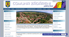 Desktop Screenshot of primariazadareni.ro