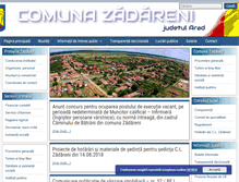 Tablet Screenshot of primariazadareni.ro